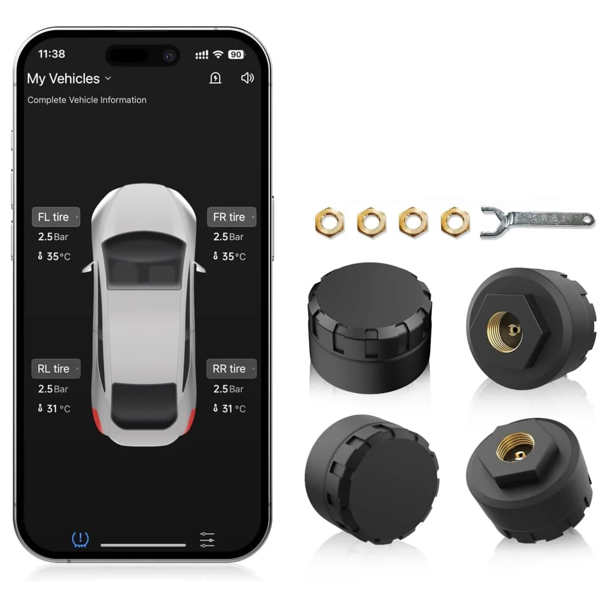 NexRide SmartPressure Tyre Monitoring System