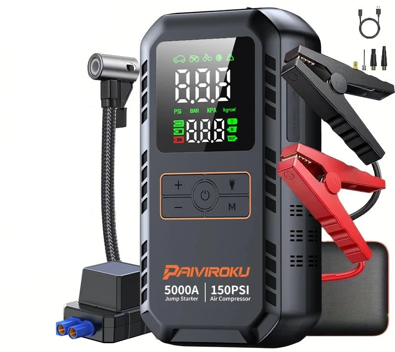 NexRide PowerCore 4-in-1 Car Emergency Station